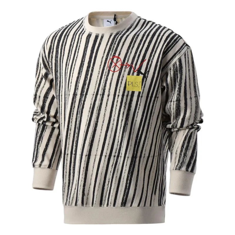 Puma X Michael Lau AOP Crew Neck SweatShirt 'White' 530359-75 sold by KicksCrew