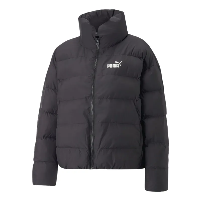 (WMNS) Puma Ess+ Puffer Jacket 'Black' 849395-01 sold by KicksCrew