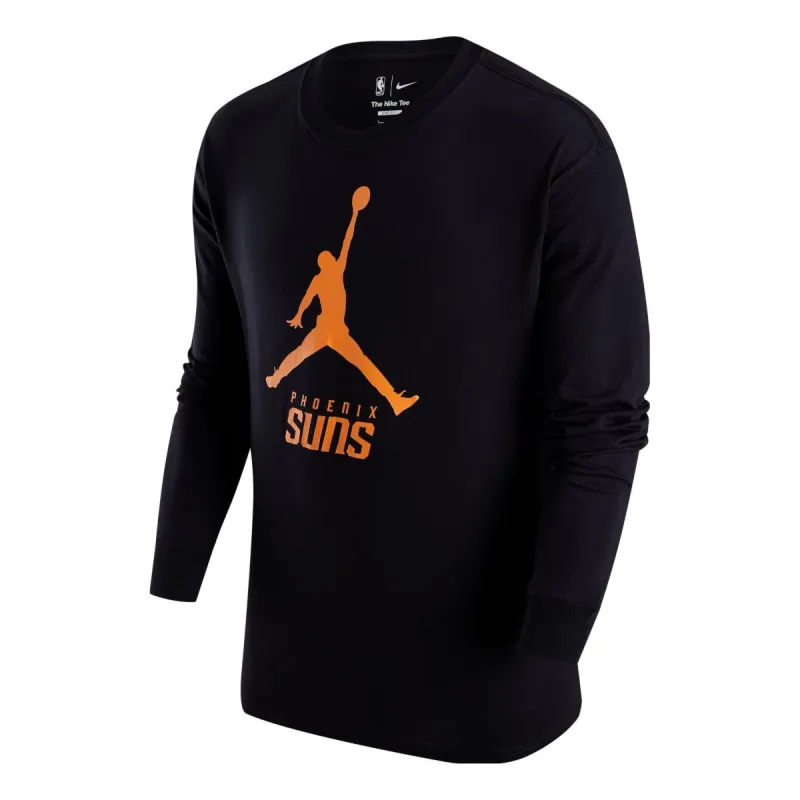 Air Jordan x NBA Phoenix Suns Essential Long-Sleeve T-Shirt 'Black' FN1281-010 sold by KicksCrew