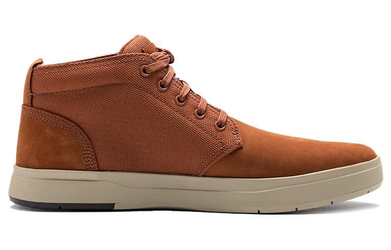 Timberland Davis Square Leather and Fabric Chukka Boot 'Rust Nubuck' A29S6MF13 sold by KicksCrew product image thumbnail 2