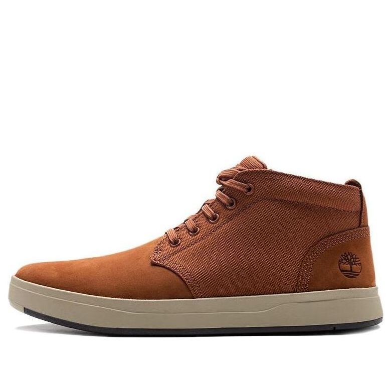 Timberland Davis Square Leather and Fabric Chukka Boot 'Rust Nubuck' A29S6MF13 sold by KicksCrew