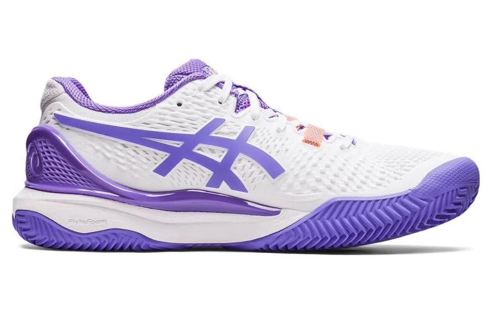 (WMNS) ASICS Gel Resolution 9 Clay 'White Amethyst' 1042A224-101 sold by KicksCrew product image thumbnail 2