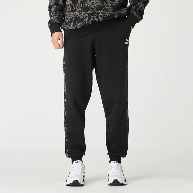 Puma Nuluxe Aop Track Pants 'Black' 530312-51 sold by KicksCrew product image thumbnail 3