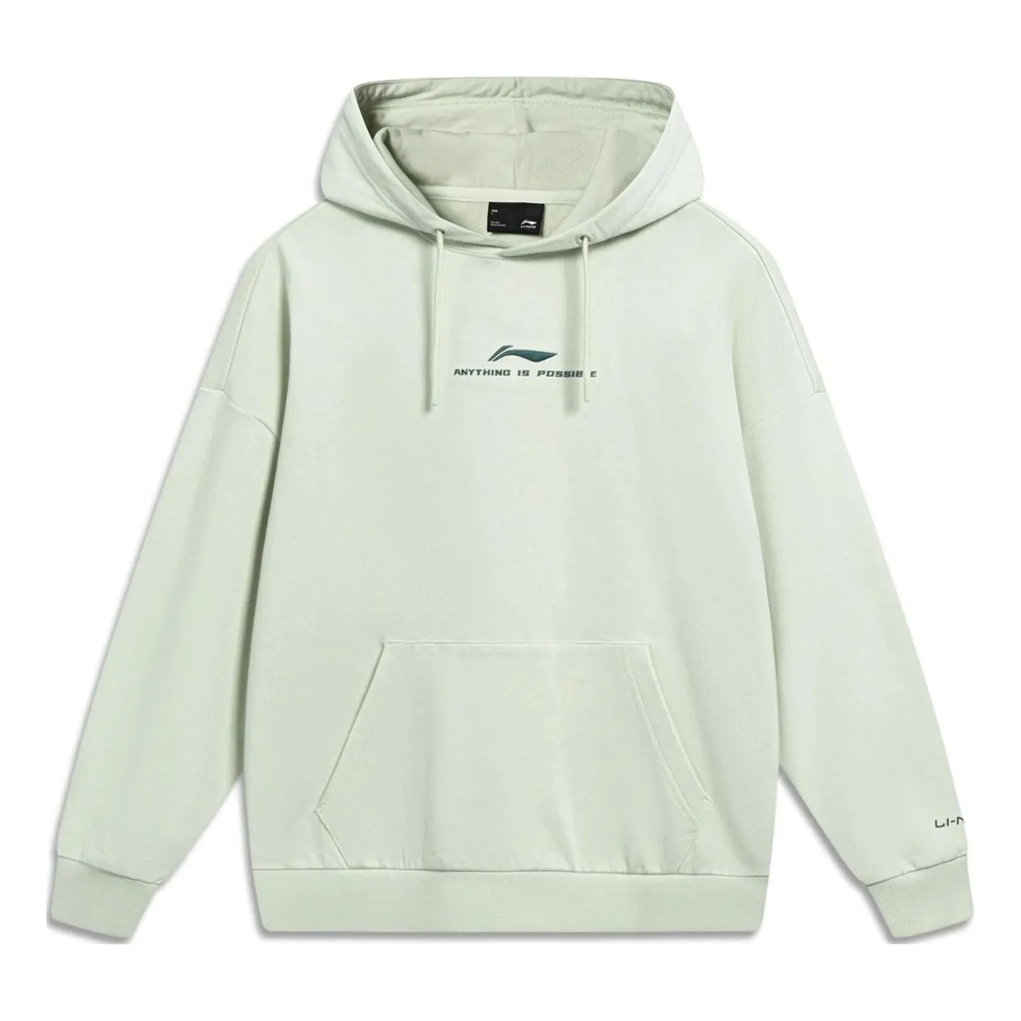 Li-Ning Anything Is Possible Logo Hoodie 'Light Green' AWDT597-5 sold by KicksCrew