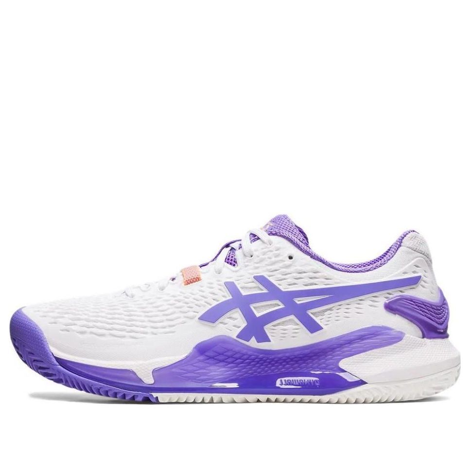 (WMNS) ASICS Gel Resolution 9 Clay 'White Amethyst' 1042A224-101 sold by KicksCrew