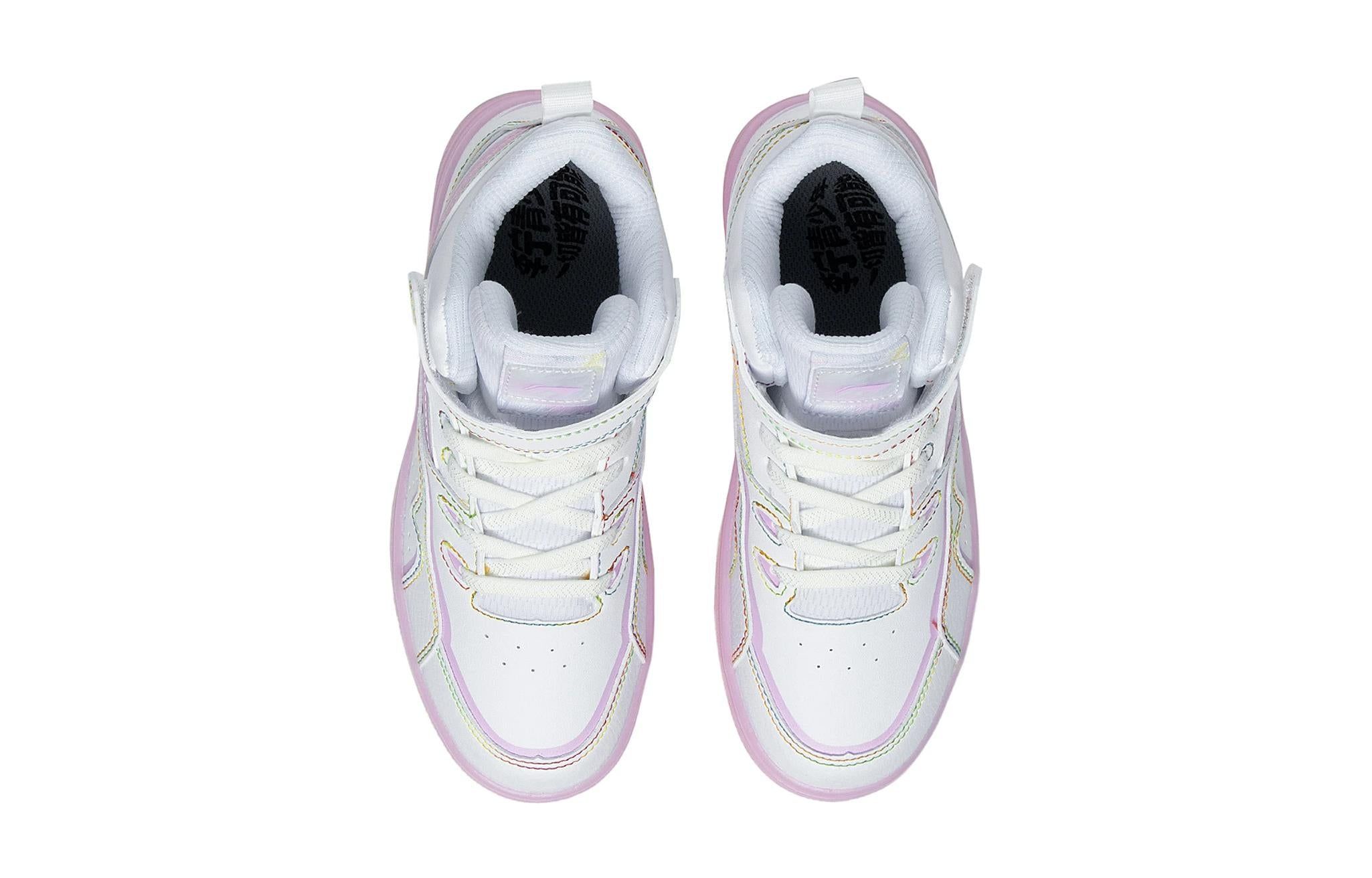 (GS) Li-Ning 937 Mid 'White Pink' YKCT018-2 sold by KicksCrew product image thumbnail 4