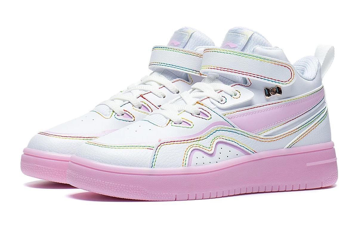 (GS) Li-Ning 937 Mid 'White Pink' YKCT018-2 sold by KicksCrew product image thumbnail 3