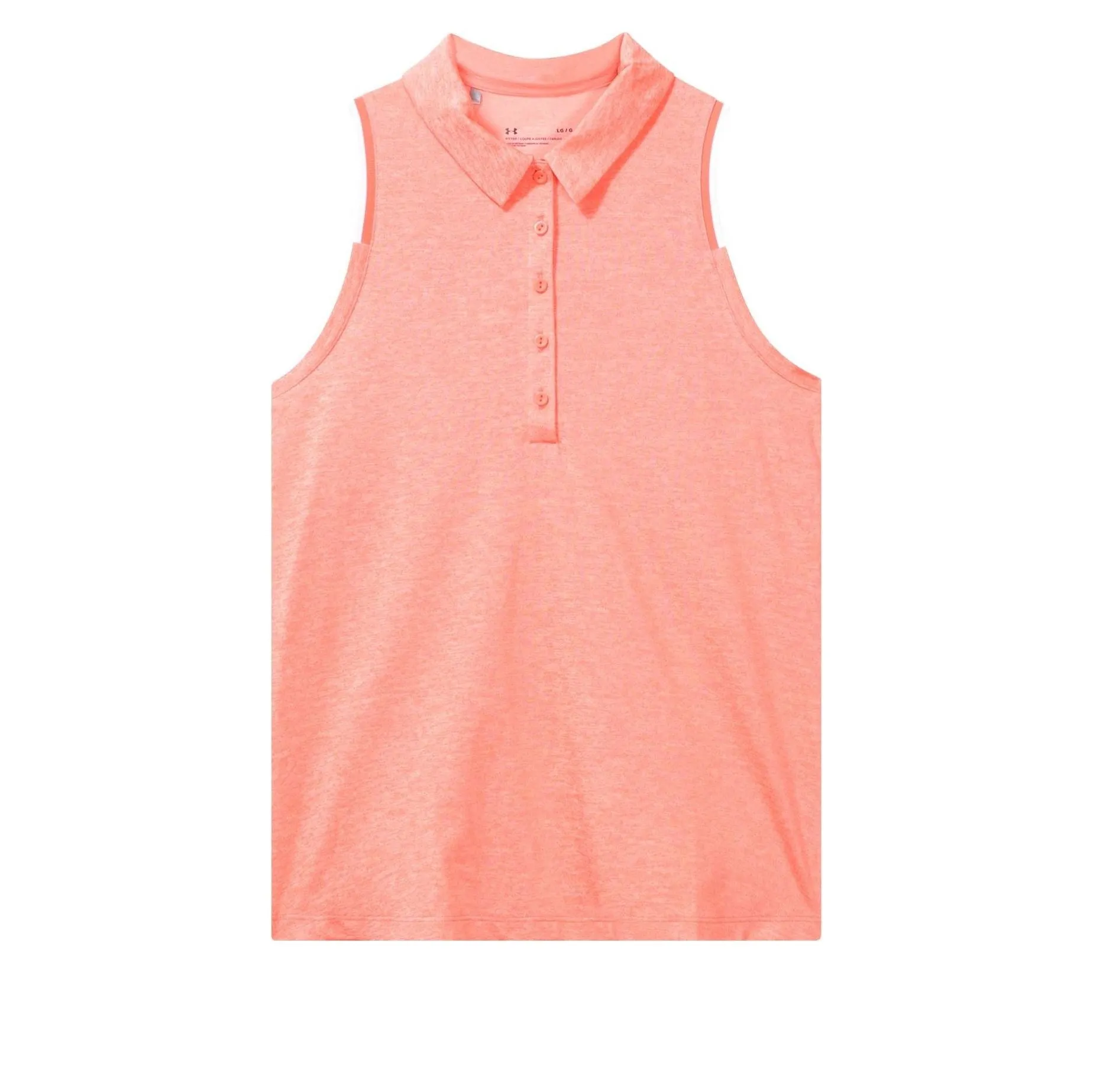 (WMNS) Under Armour Zinger Point Sleeveless Polo Shirt 'Pink' 1370138-872 sold by KicksCrew