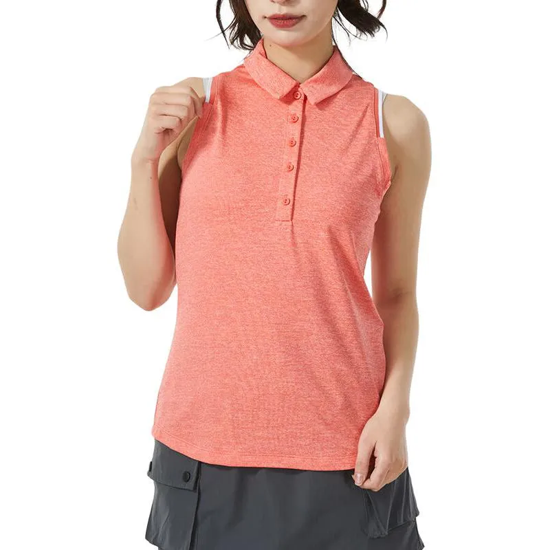 (WMNS) Under Armour Zinger Point Sleeveless Polo Shirt 'Pink' 1370138-872 sold by KicksCrew product image thumbnail 3