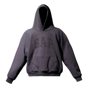 Yeezy Gap Engineered By Balenciaga SS22 Dove Shrunken Hoodie 'Black' 471280-04 sold by KicksCrew