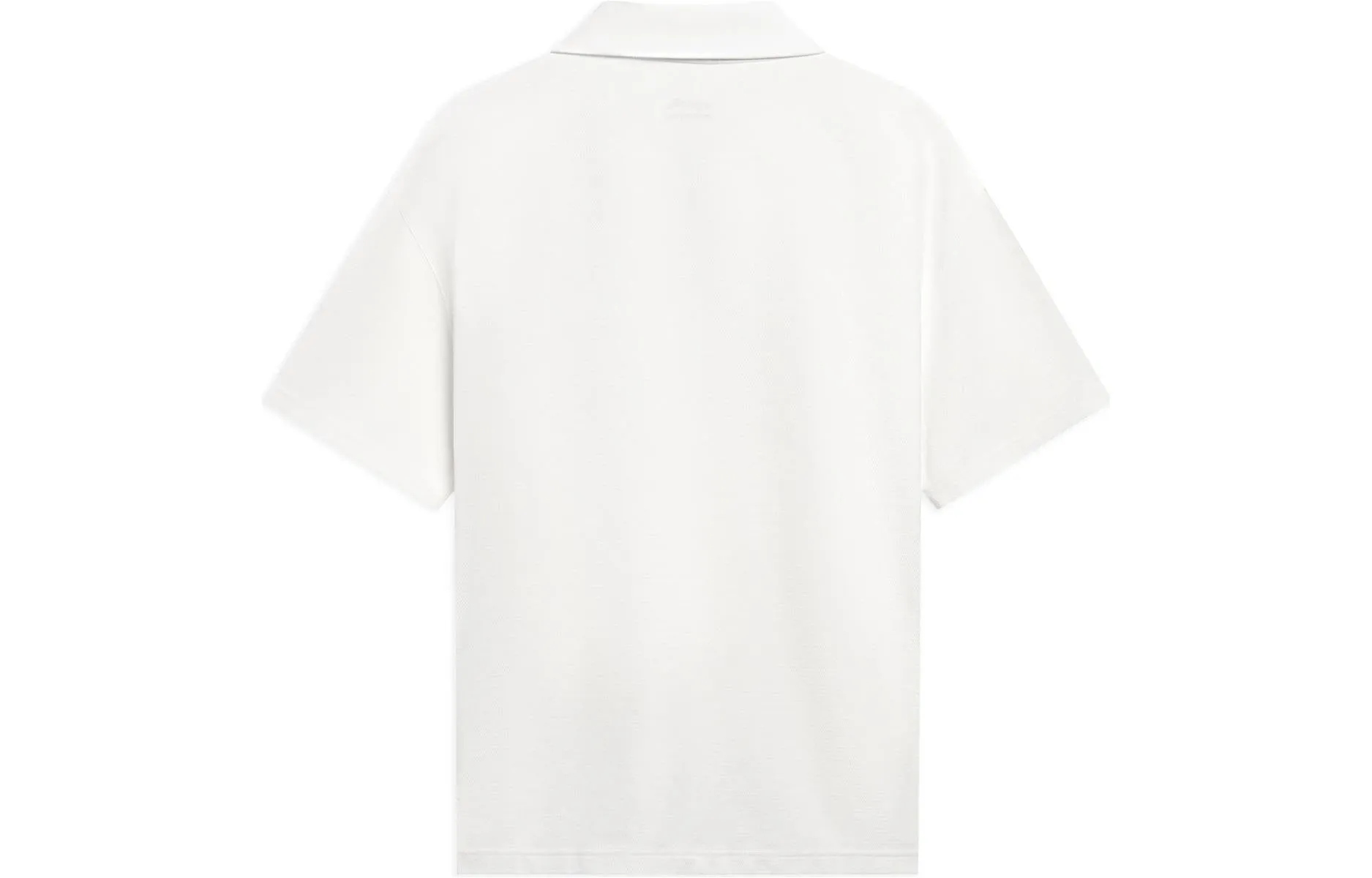 Li-Ning Graphic Half Zip Polo Shirt 'White' AHST629-1 sold by KicksCrew product image thumbnail 2