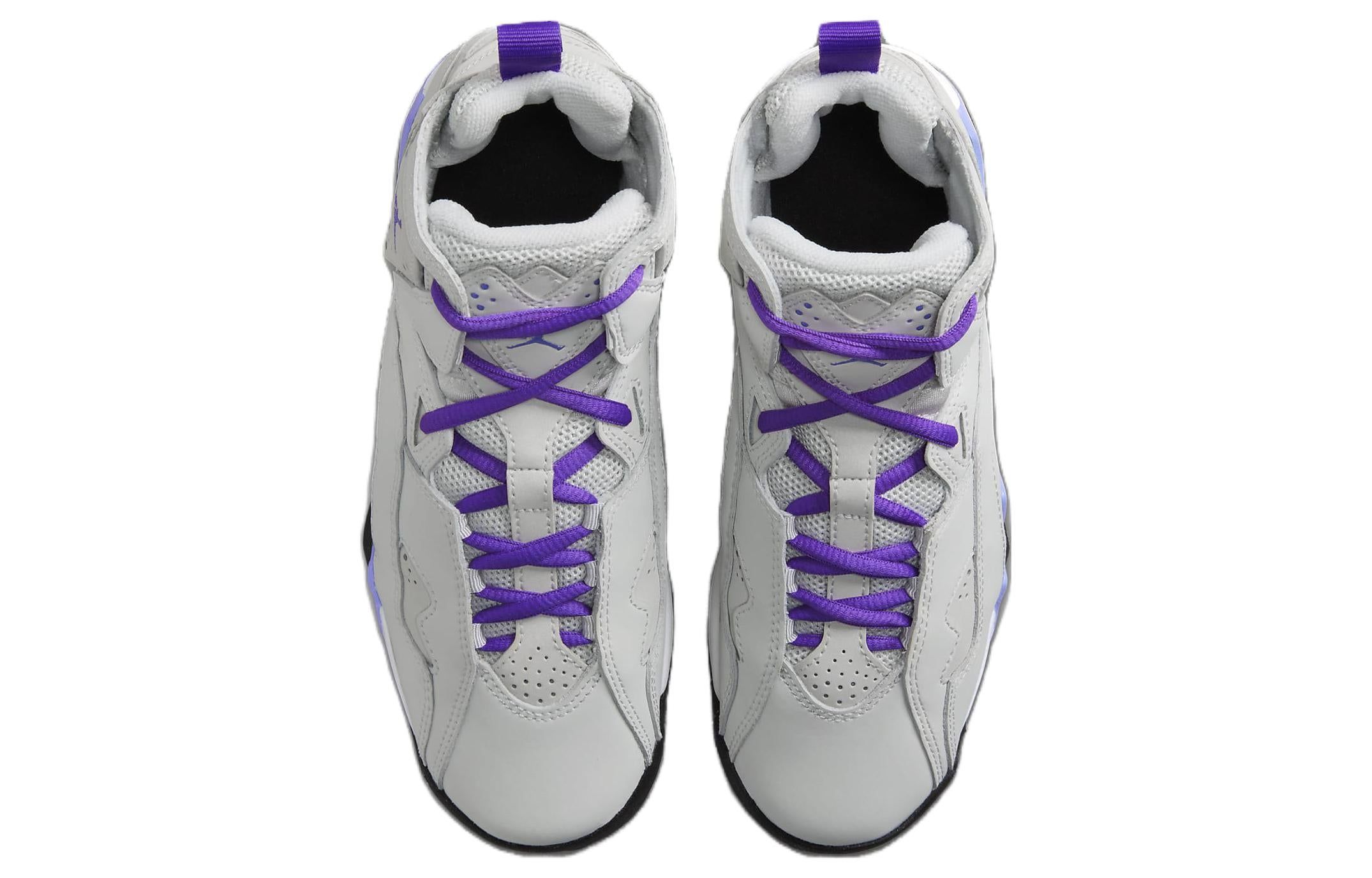 (GS) Air Jordan True Flight 'Base Grey Purple Venom' 343795-052 sold by KicksCrew product image thumbnail 3