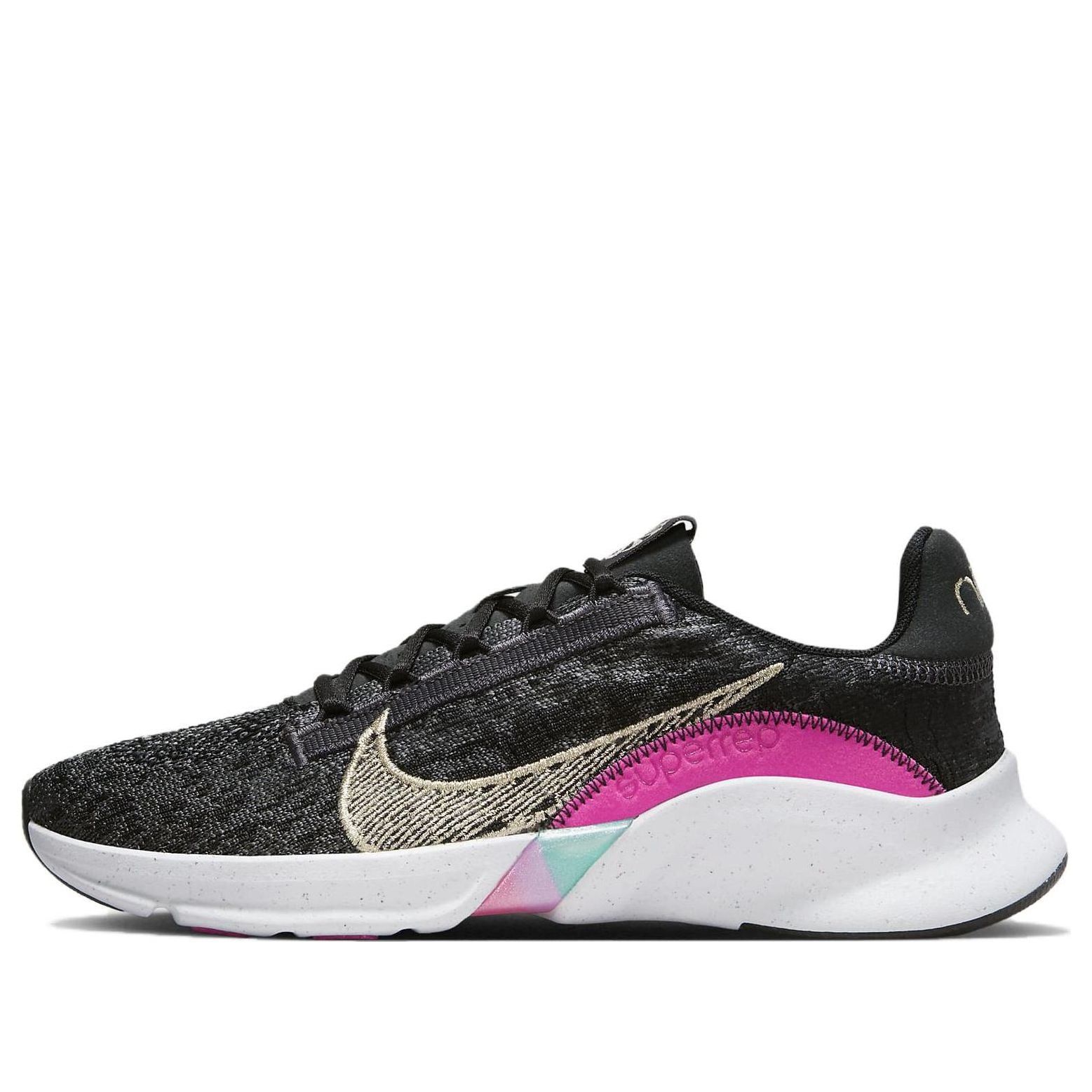 WMNS) Nike SuperRep Go 3 Flyknit Next Nature Premium 'Black