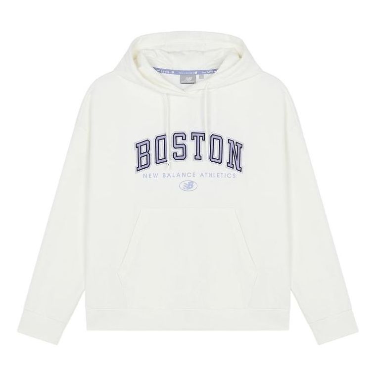 (WMNS) New Balance Sport Hoodie 'White' 5CC17162-IV sold by KicksCrew