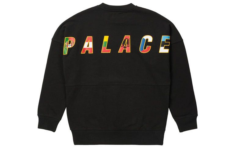 Palace Eu-don Crew Black FW21Sweater 'Black' P21CS052 sold by KicksCrew product image thumbnail 2