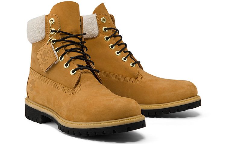 (WMNS) Timberland 6 Inch Premium Shearling Boots 'Wheat Nubuck' A2GMD sold by KicksCrew product image thumbnail 4