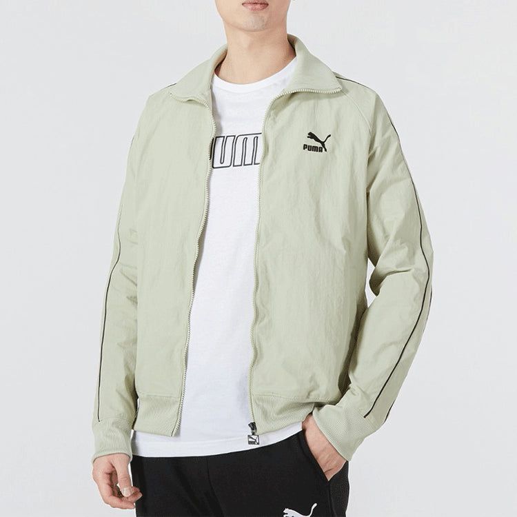 Puma T7 Crinkled Track Jacket 'Green' 535557-33 sold by KicksCrew product image thumbnail 4