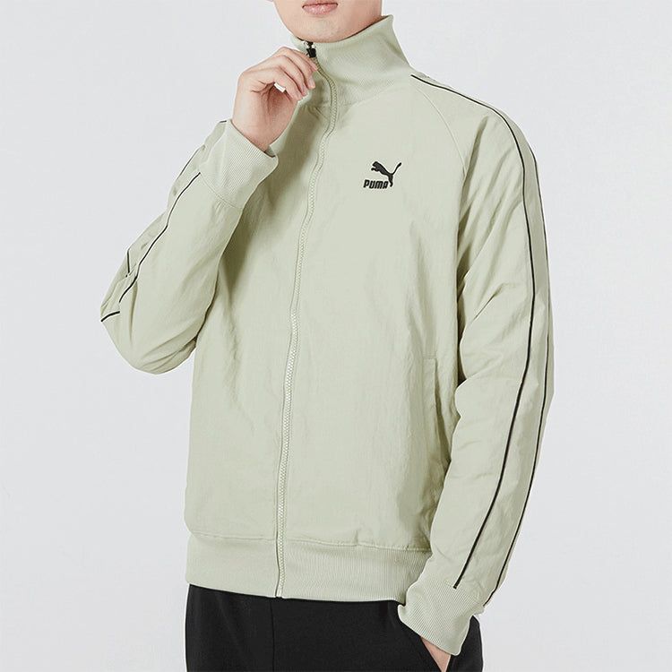 Puma T7 Crinkled Track Jacket 'Green' 535557-33 sold by KicksCrew product image thumbnail 2