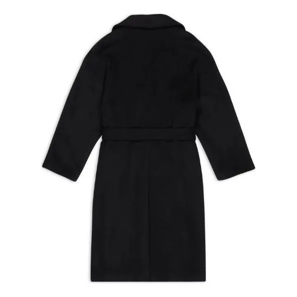 (WMNS) Balenciaga Raglan Coat 'Black' 725268TNU181000 sold by KicksCrew