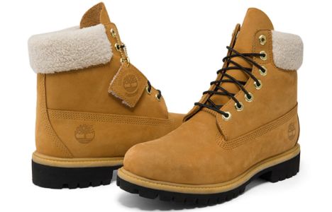 (WMNS) Timberland 6 Inch Premium Shearling Boots 'Wheat Nubuck' A2GMD sold by KicksCrew