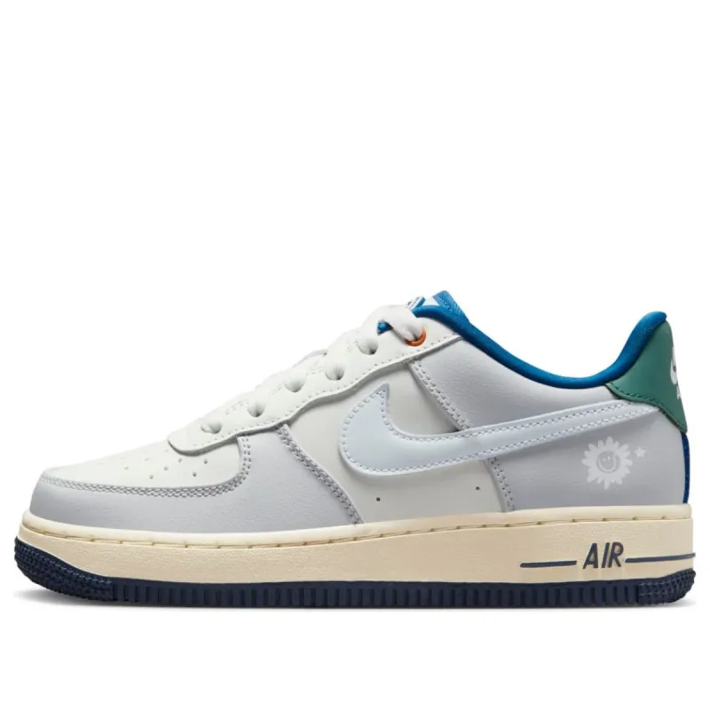 (GS) Nike Air Force 1 LV8 'Sail White Thinder Blue' HM3721-111 sold by KicksCrew