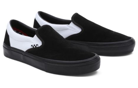 Vans Skate slip-on 'White Black' VN0A5FCAB8C sold by KicksCrew