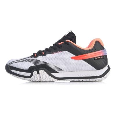 (WMNS) Li-Ning Ground Flying Lite 'Black White Orange' AYTQ022-1 sold by KicksCrew