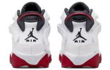 (GS) Air Jordan 6 Rings 'White University Red' 323419-160 sold by KicksCrew