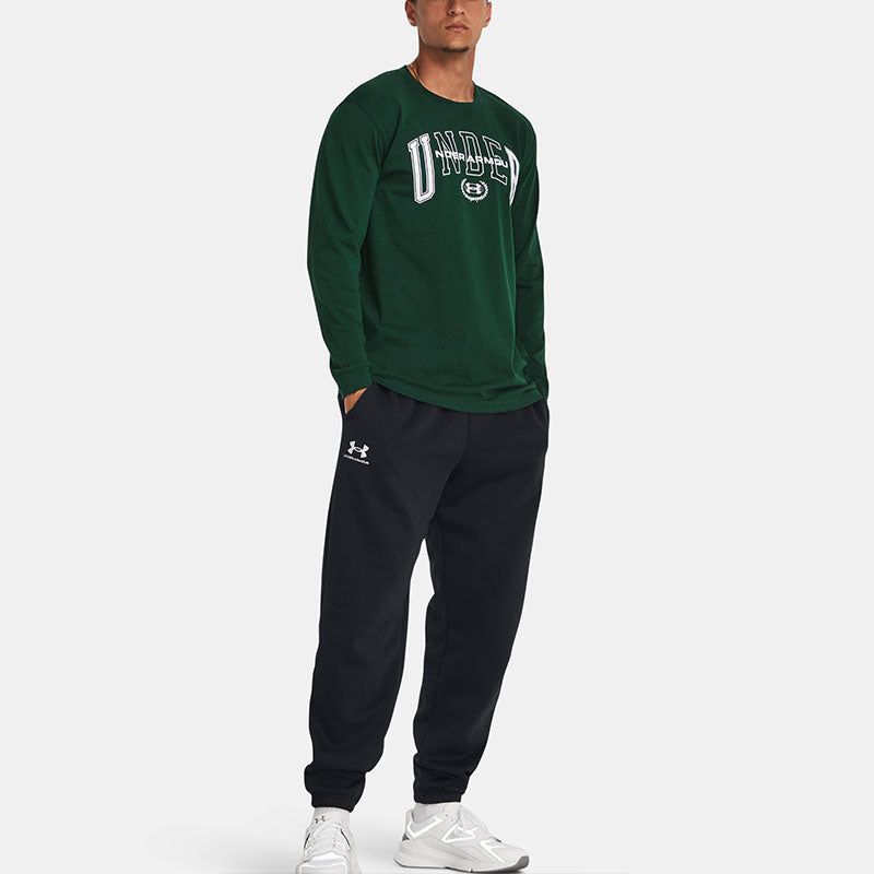 Under Armour Crest Heavyweight Long Sleeve T-shirt 'Green' 1379576-322 sold by KicksCrew product image thumbnail 5