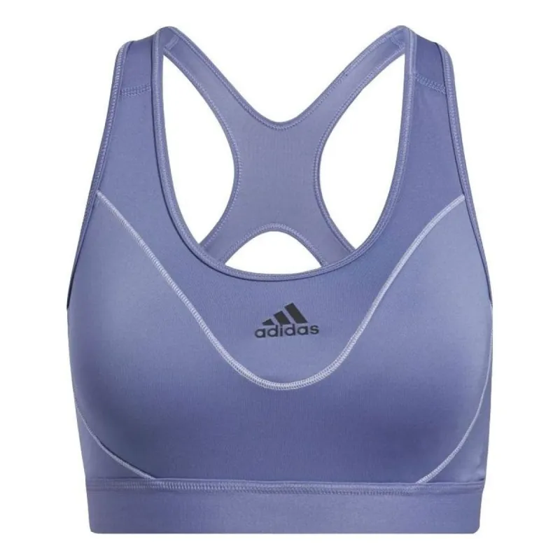 (WMNS) adidas Believe This Medium-Support Reflective Bra 'Purple' GR8251 sold by KicksCrew