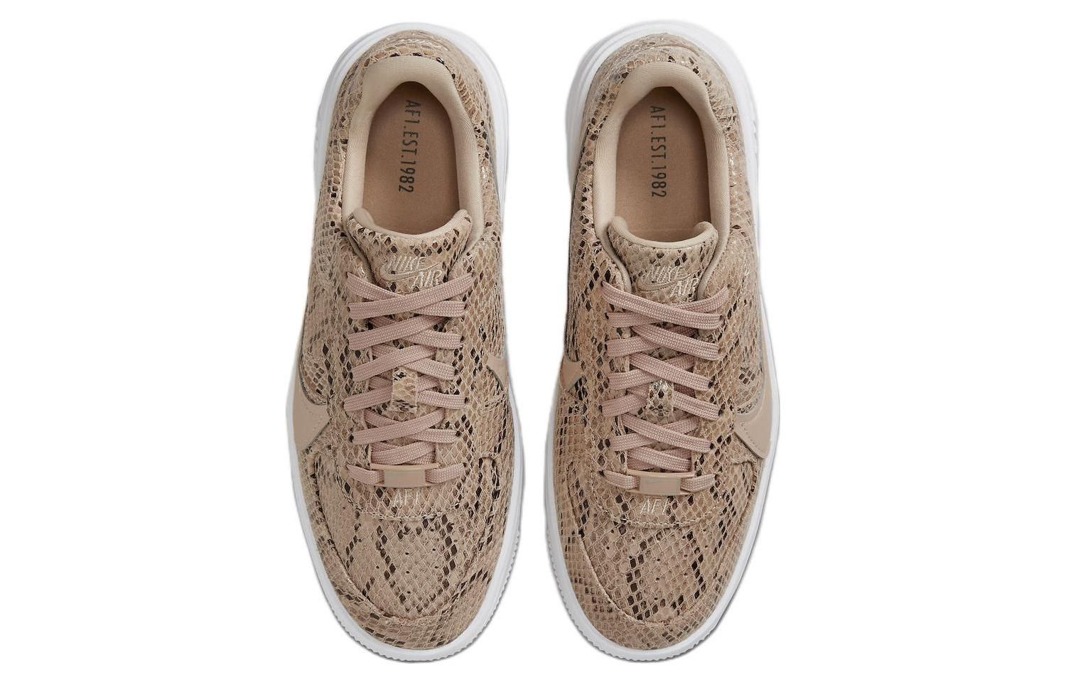 (WMNS) Nike Air Force 1 PLT.AF.ORM 'Snakeskin' FJ4965-200 sold by KicksCrew product image thumbnail 4