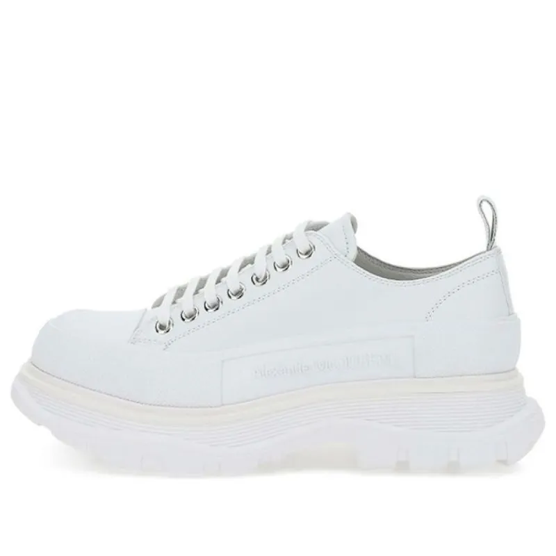 Alexander McQueen Tread Slick Low Lace Up 'White' 627225WHZ629071 sold by KicksCrew