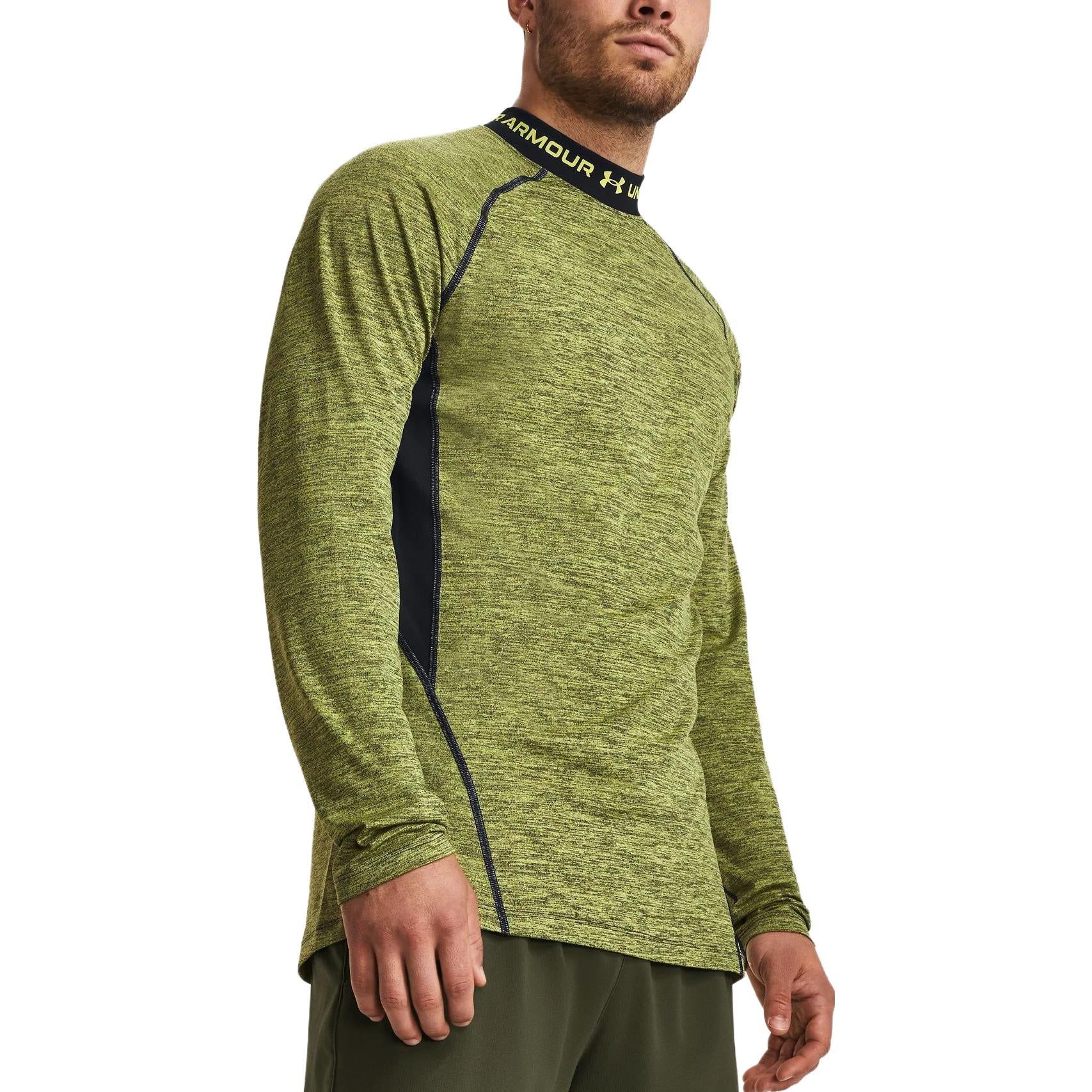 Under Armour ColdGear Twist Mock Long Sleeve T-shirt 'Green' 1379820-743 sold by KicksCrew product image thumbnail 5