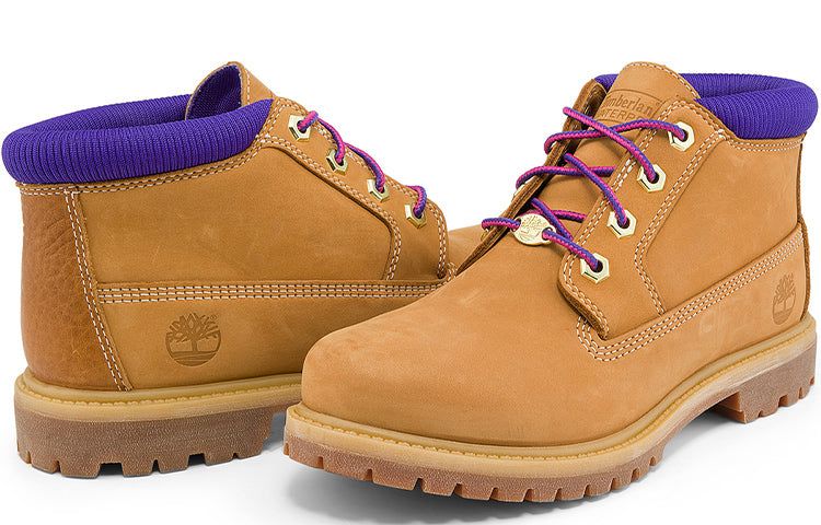 (WMNS) Timberland Nellie Waterproof Chukka Boots 'Wheat Purple' A2JSJW sold by KicksCrew product image thumbnail 5