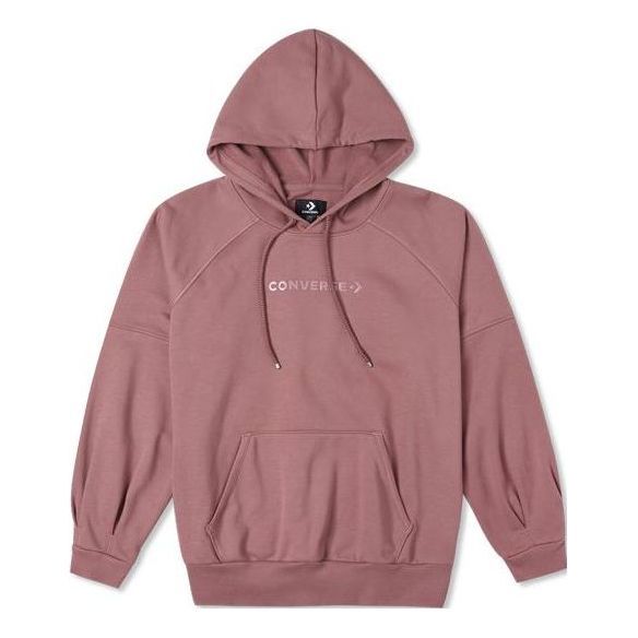 (WMNS) Converse Twisted Knits Hoodie 'Pink' 10024670-A02 sold by KicksCrew