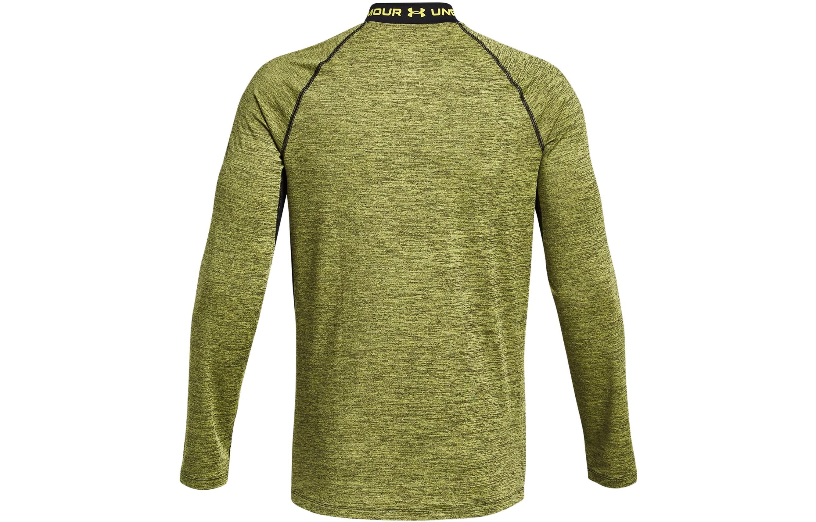 Under Armour ColdGear Twist Mock Long Sleeve T-shirt 'Green' 1379820-743 sold by KicksCrew product image thumbnail 2