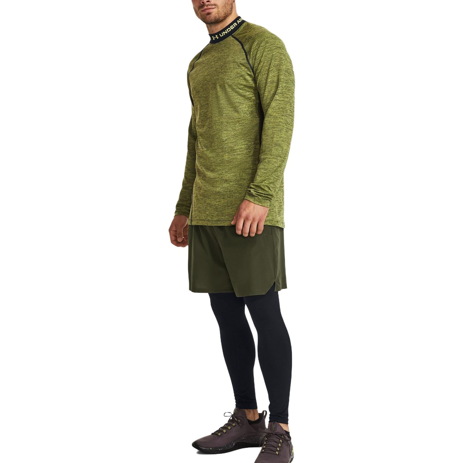 Under Armour ColdGear Twist Mock Long Sleeve T-shirt 'Green' 1379820-743 sold by KicksCrew product image thumbnail 3