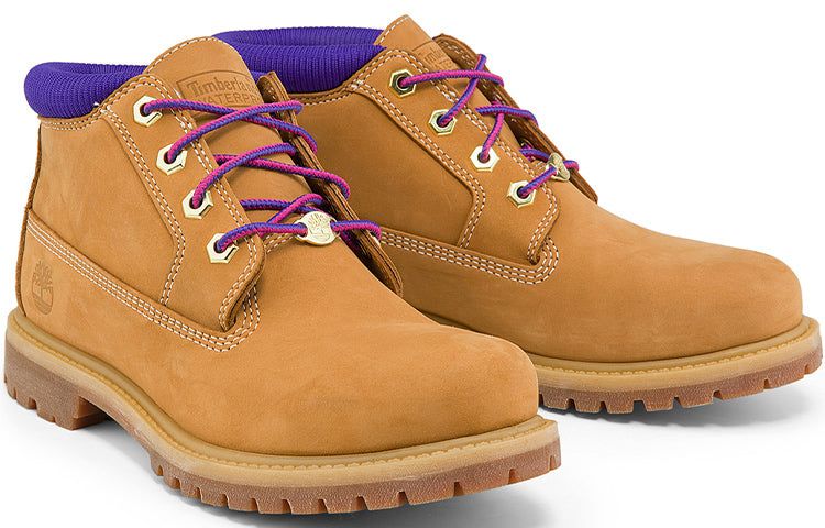(WMNS) Timberland Nellie Waterproof Chukka Boots 'Wheat Purple' A2JSJW sold by KicksCrew product image thumbnail 4