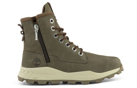 Timberland Brooklyn Side Zip Wide Fit Boots 'Dark Brown' A2J6AW sold by KicksCrew