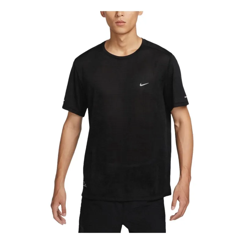 Nike Dri-FIT ADV Running T-Shirt Asia Sizing 'Black' FZ0584-010 sold by KicksCrew