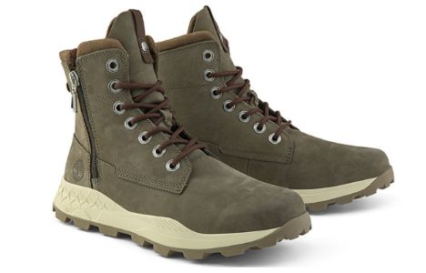 Timberland Brooklyn Side Zip Wide Fit Boots 'Dark Brown' A2J6AW sold by KicksCrew