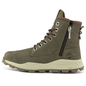 Timberland Brooklyn Side Zip Wide Fit Boots 'Dark Brown' A2J6AW sold by KicksCrew
