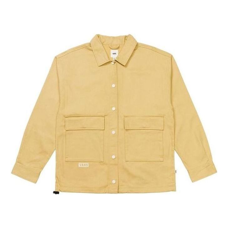 (WMNS) Vans Prep School Shacket 'Yellow' VN0002S5YUU sold by KicksCrew