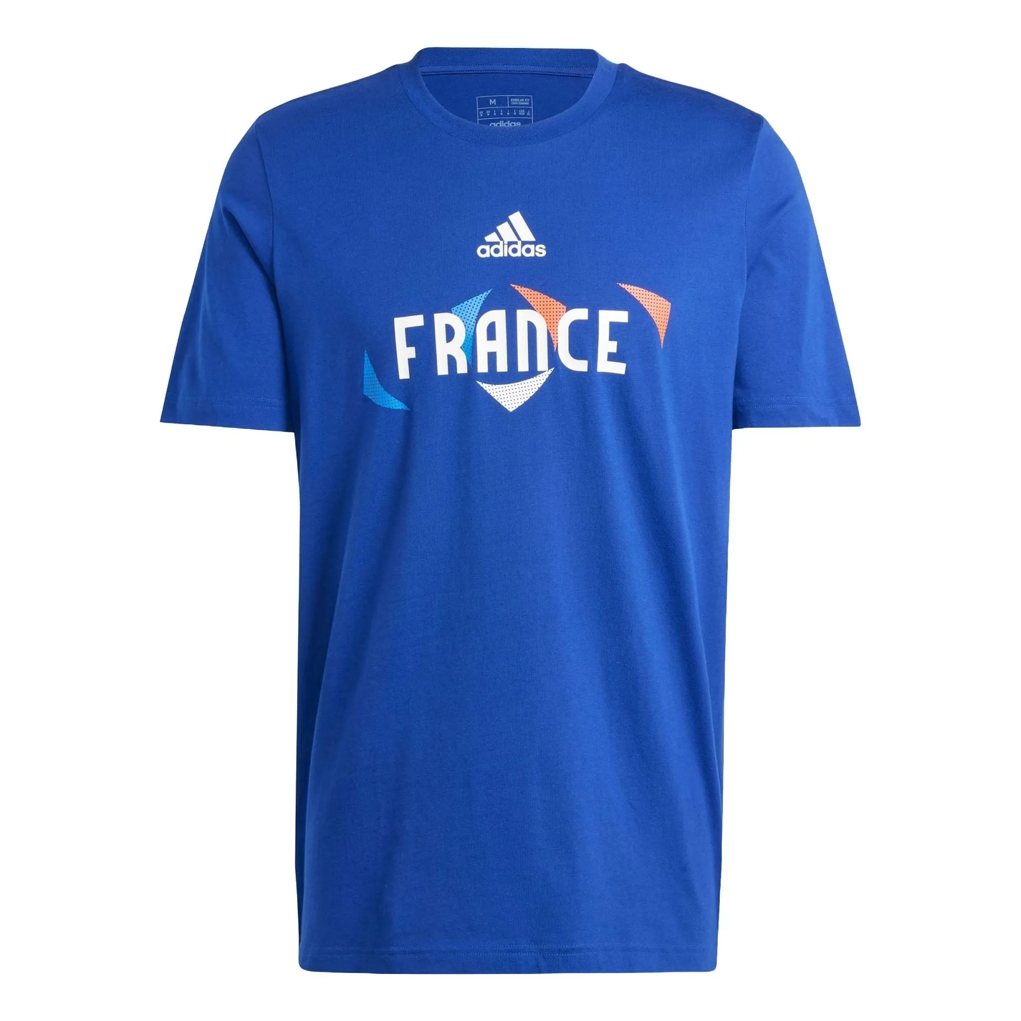 adidas Uefa Euro24 France Football T-shirt Asia Sizing 'Blue' IT9315 sold by KicksCrew