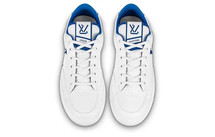 LOUIS VUITTON Charlie Sneakers 'White Blue' 1AANJM sold by KicksCrew product image thumbnail 3
