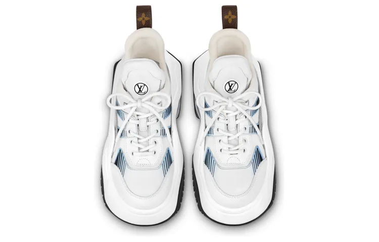 LOUIS VUITTON Archlight 2.0 Platform Sneakers 'White Blue Grey' 1ABI4O sold by KicksCrew product image thumbnail 3