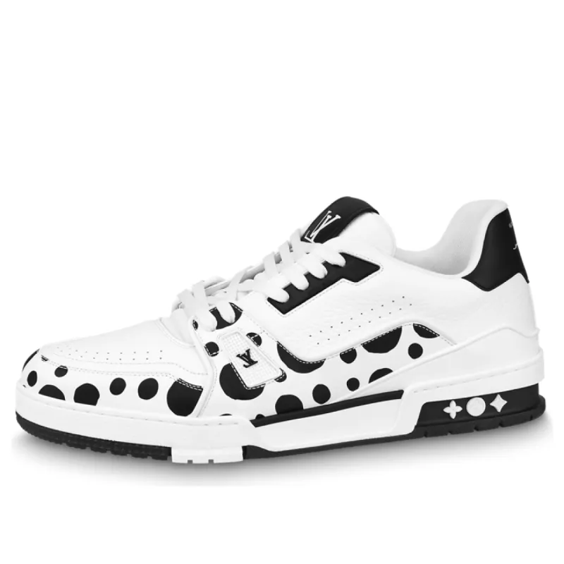 LOUIS VUITTON x YAYOI KUSAMA Sneaker 'White Black' 1AB8JL sold by KicksCrew