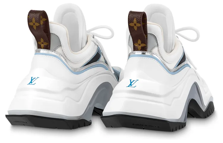 LOUIS VUITTON Archlight 2.0 Platform Sneakers 'White Blue Grey' 1ABI4O sold by KicksCrew product image thumbnail 4