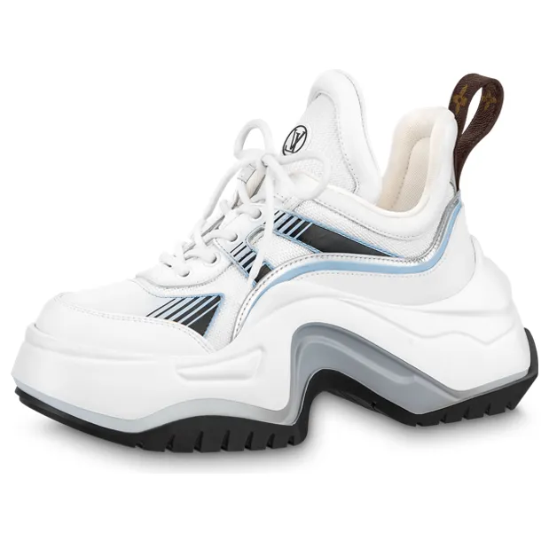 LOUIS VUITTON Archlight 2.0 Platform Sneakers 'White Blue Grey' 1ABI4O sold by KicksCrew