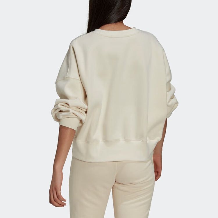 (WMNS) Adidas Adicolor Sweaters 'Beige' H40022 sold by KicksCrew product image thumbnail 4